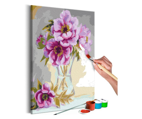 Slika za samostalno slikanje Artgeist - Flowers In A Vase - 40 x 60 cm