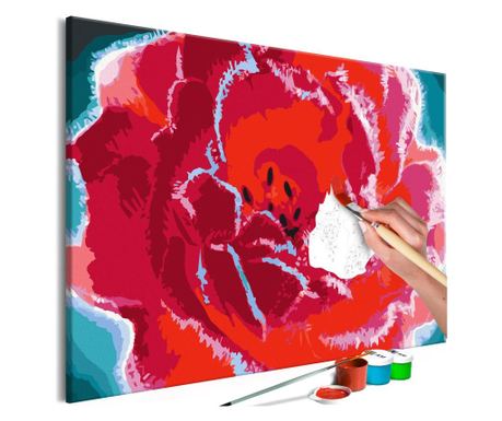 Slika za samostalno slikanje Artgeist - Frozen Tulips - 60 x 40 cm