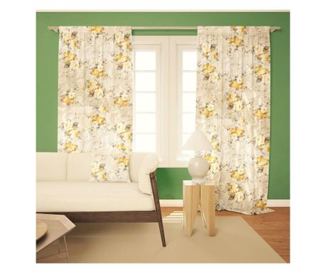 Έτοιμη κουρτίνα rosela amarillo 140x255 cm. 