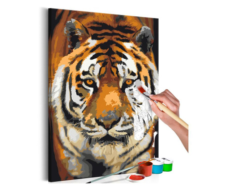 Slika za samostalno slikanje Artgeist - Asian Tiger - 40 x 60 cm