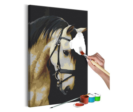 Slika za samostalno slikanje Artgeist - Horse Portrait - 40 x 60 cm