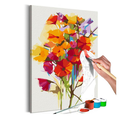 Slika za samostalno slikanje Artgeist - Summer Flowers - 40 x 60...