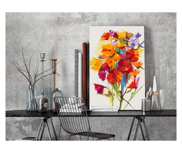 Slika za samostalno slikanje Artgeist - Summer Flowers - 40 x 60 cm