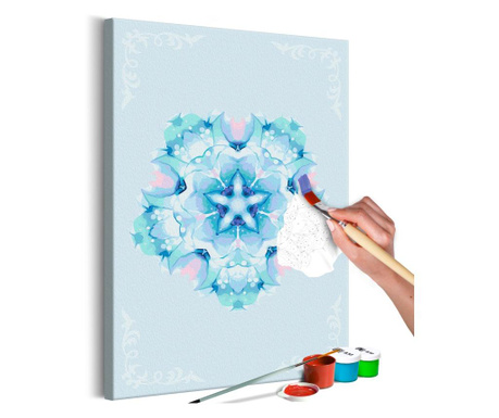 Slika za samostalno slikanje Artgeist - Snowflake - 40 x 60 cm