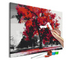 Slika za samostalno slikanje Artgeist - Expressive Tree - 60 x 40 cm