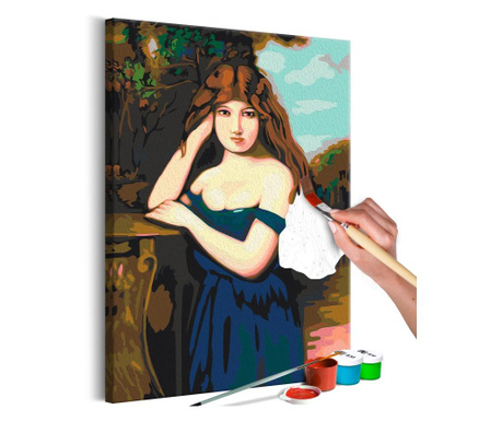 Slika za samostalno slikanje Artgeist - Standing Girl - 40 x 60 cm