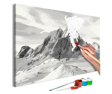 Slika za samostalno slikanje Artgeist - Alps Panorama - 60 x 40 cm