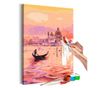 Slika za samostalno slikanje Artgeist - Gondola in Venice - 40 x 60 cm