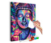 Slika za samostalno slikanje Artgeist - Buddha"s Crazy Colors - 40 x 60 cm