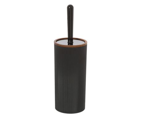 Perie wc Feridras London, negru, 10x35cm