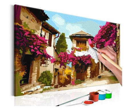 Slika za samostalno slikanje Artgeist - Mediterranean Town - 60 x 40 cm
