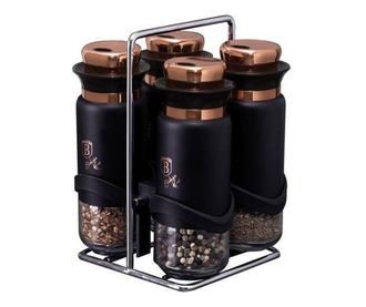 Fűszertartó készlet 5 darabos Black Rose Berlinger Haus BH 1999