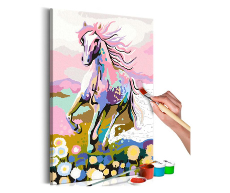 Slika za samostalno slikanje Artgeist - Fairytale Horse - 40 x 60...