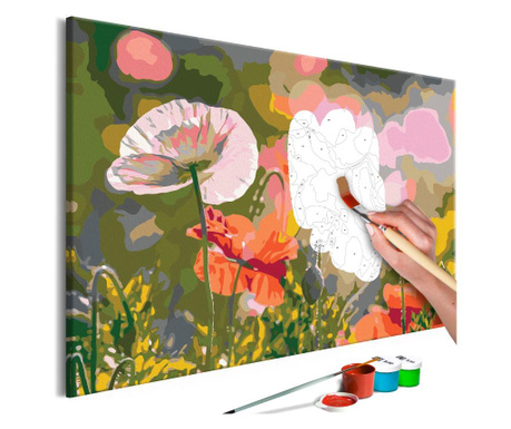 Slika za samostalno slikanje Artgeist - Colorful Meadow - 60 x 40 cm