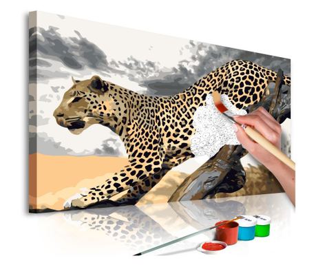 Slika za samostalno slikanje Artgeist - Cheetah - 60 x 40 cm