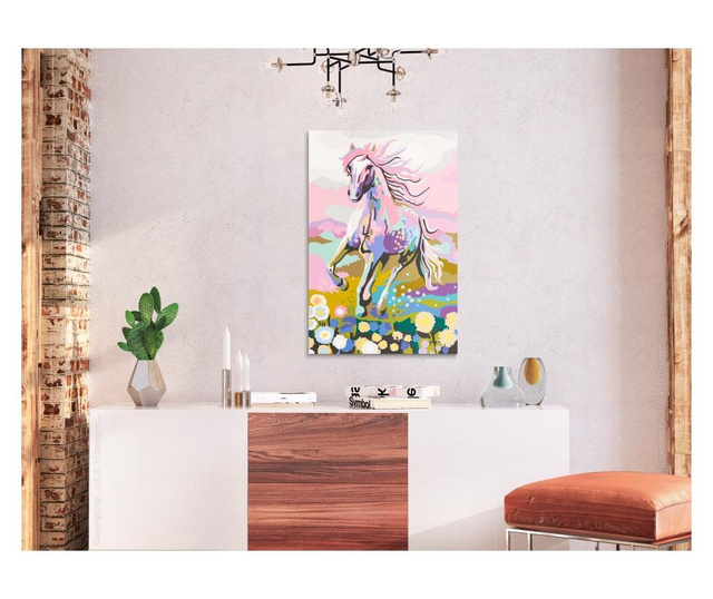 Slika za samostalno slikanje Artgeist - Fairytale Horse - 40 x 60 cm