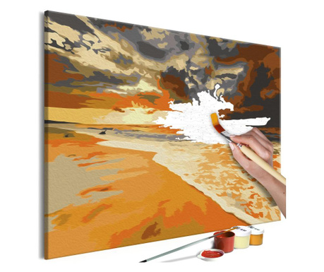 Slika za samostalno slikanje Artgeist - Golden Beach - 60 x 40 cm
