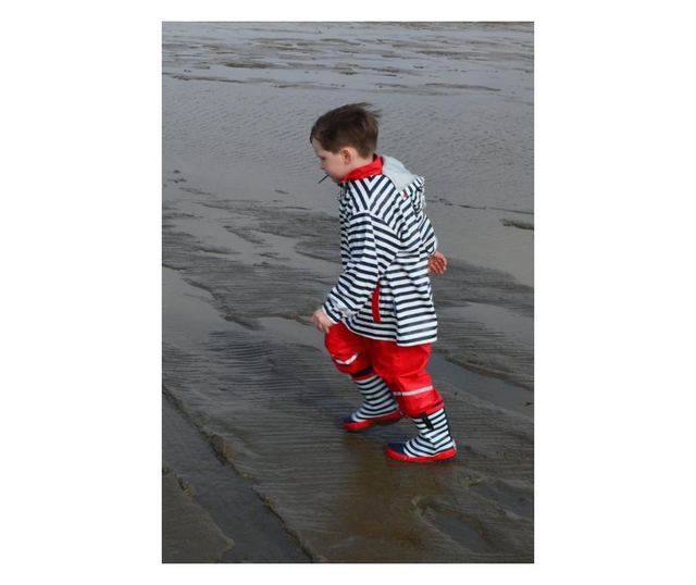 Cizme de cauciuc, Playshoes, din PVC, Maritime, 34-35 EU