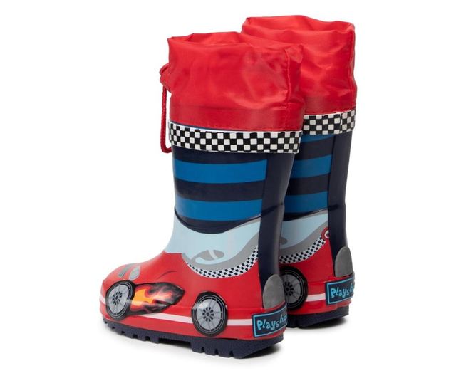 Cizme de cauciuc pentru copii, Playshoes, Rasing Car, 26