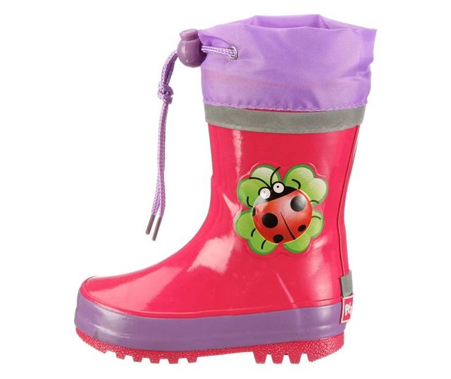 Cizme de ploaie copii, Playshoes, Ladybug, 24-25 , 3-4 ani