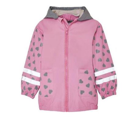 Gyermek esőkabát, Playshoes, Cica, rózsaszín, 98 cm