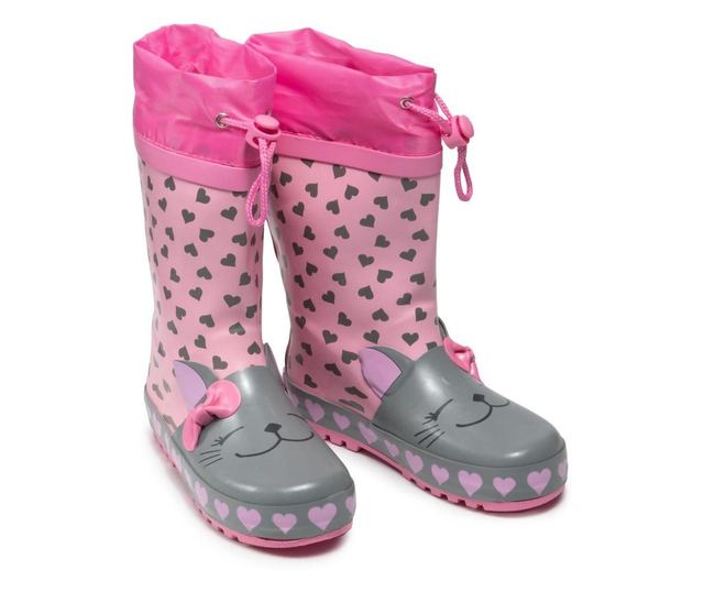 Cizme de cauciuc pentru copii, Playshoes,  Kitten, 20