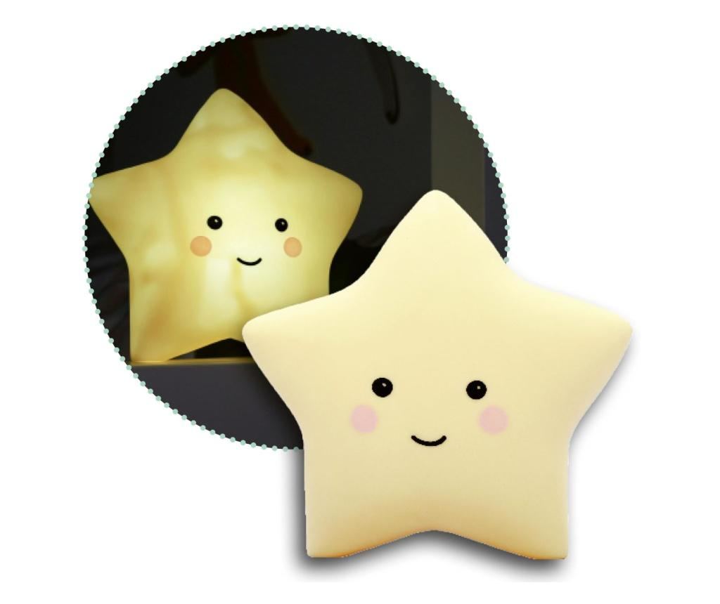 LED noćno svjetlo s timerom, oblik zvijezde, žuto, Lumilu Sweet Dreams Star, Reer 52265 - 2