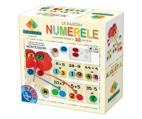 Montessori inspired sa invatam numerele