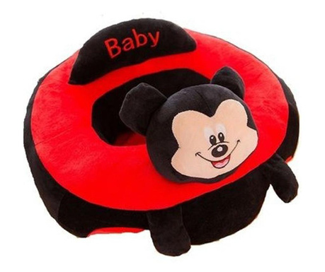 Fotoliu Maxi Mickey Mouse pentru bebe invat sa stau in sezut, 60 cm