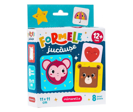 Puzzle bebe - Formele jucause