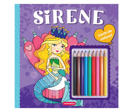 Sirene - Carte de colorat