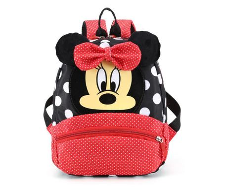 Ghiozdan Minnie Mouse rosu, pentru gradinita
