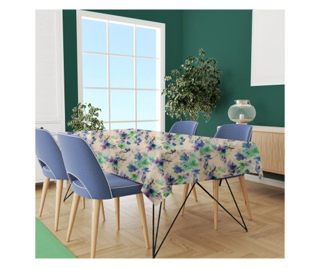 Asztalterítő blue flowers