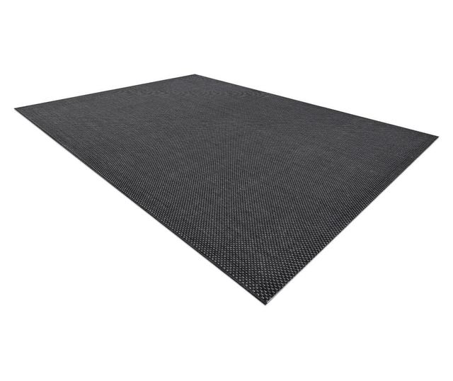 Covor sisal Flat 48663/090 negru  120x170 cm  120x170 cm