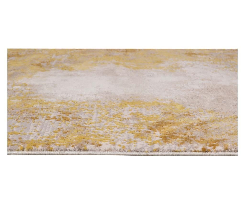 Covor modern Living Sense sj00, galben 200x300 cm - Vivre
