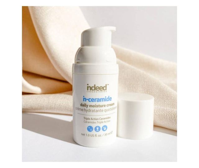 In-Ceramide, Crema hidratanta cu Ceramide pentru Ten Sensibil sau Uscat, Indeed Labs, 30 ml
