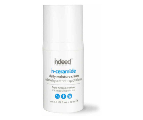 Crema hidratanta cu ceramide pentru ten sensibil sau uscat, in-ceramide, Indeed Labs, 30 ml