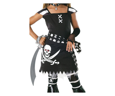 SCAR-LET пиратски костюм за момичета 3-4 години 110 см