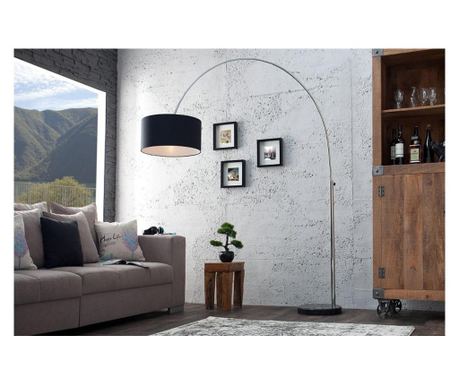 Lampa de podea, abajur negru, big bow, 170-180 cm