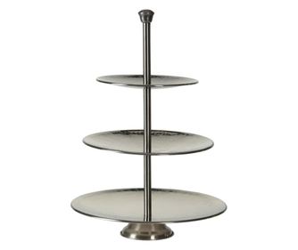 Etajera metalica, 3 niveluri, 36.5 cm