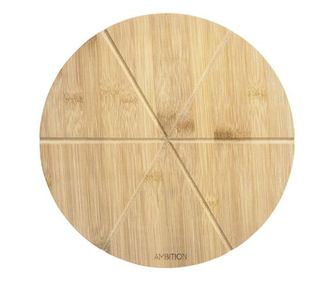 Tocator bambus pentru feliat pizza 32cm, AMBITION Paloma
