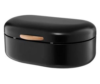 Cutie depozitare paine, negru, AMBITION Olivier