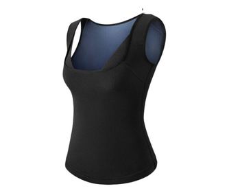 Vesta sportiva exclusiveshapers de slabit cu efect de sauna pentru femei, neopren, marimea XXL/XXXL, Doty  50x46 cm