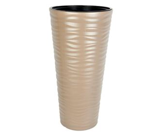 Serinova Ghiveci flori 30xh57cm, 5,5lt, 2 piese, moca