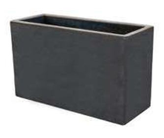 Serinova Jardiniera flori pentru gradina 100xh40cm, 50lt, antracit