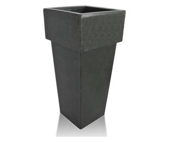 Serinova Ghiveci flori 53x53xh99cm, 36lt, antracit