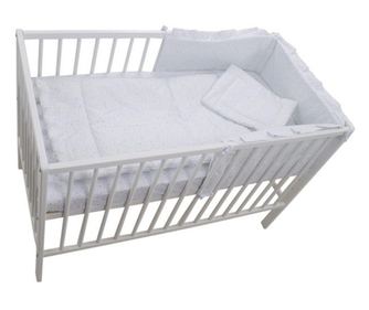 Lenjerie MyKids little stars albastru 4 piese 120x60