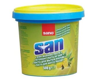 Detergent Vase Sano San Pasta Lemon&Aloe Vera 500G