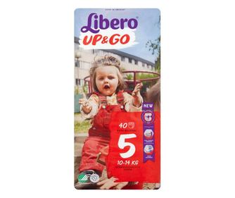 Chilotei copii Libero Up&Go Nr 5 junior 10-14 kg 40 buc