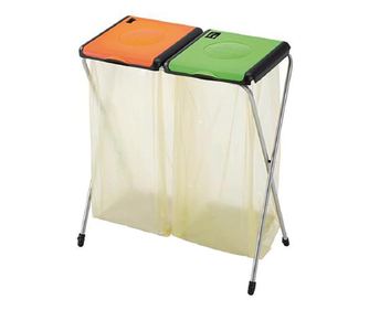 Suport pentru 2 saci de gunoi 68x37x80-2x120L